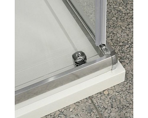 Душевой уголок BelBagno Uno 100х90 UNO-AH-1-100/90-C-Cr профиль Хром стекло прозрачное