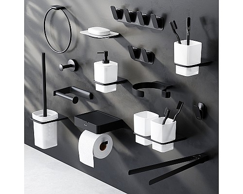 Стакан для зубных щеток AM.PM Inspire V2.0 A50A34322 Черный матовый