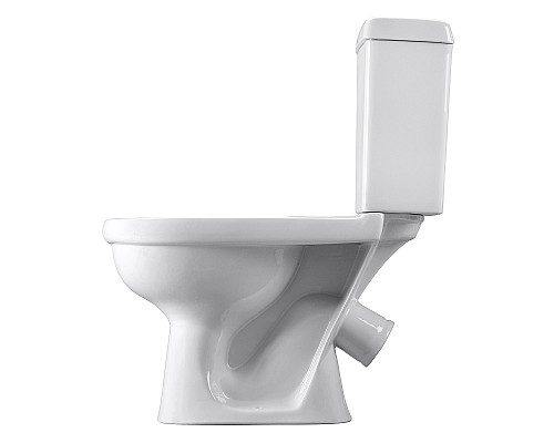 Унитаз компакт Santeri Визит 1.P405.3.S00.00B.F с бачком и сиденьем