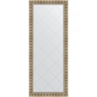 Зеркало Evoform Exclusive-G Floor 202х82 BY 6321 с гравировкой в багетной раме - Серебряный акведук 93 мм