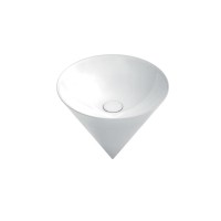 Раковина Kerama Marazzi CONO подвесная 44, белая глянцевая