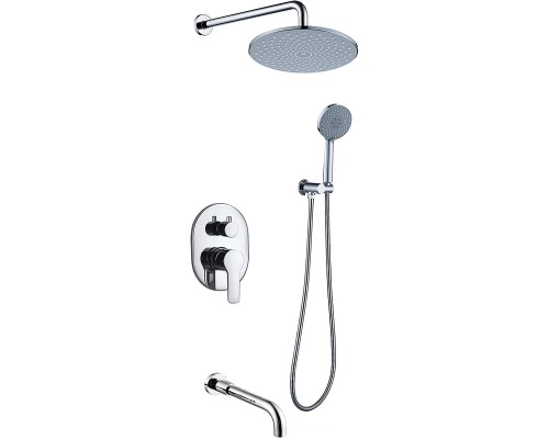Душевая система Berges Nardis 3R 071007 Хром сильвер