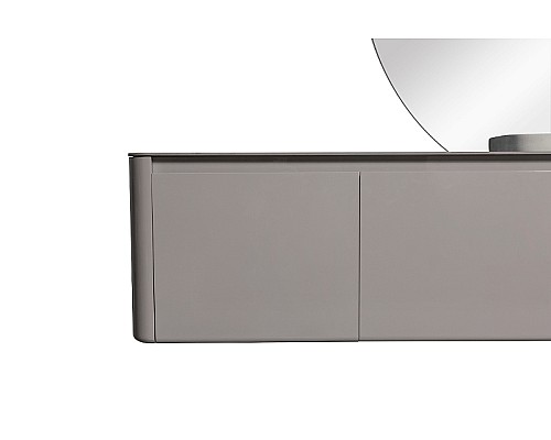 Комплект мебели для ванной Black&White Universe R 9151401 подвесной Серый