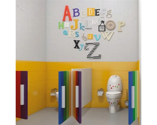 Унитаз компакт Creavit Cocuk CK310-11CB00E-FF00+KC0802.01.1000E Белый с декором с сиденьем без бачка