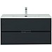 Тумба под раковину Aquanet Алвита New 100 277519 подвесная Антрацит