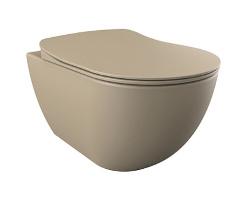 Унитаз биде Creavit Free FE320-00CM00E-0000 подвесной Капучино матовый без сиденья