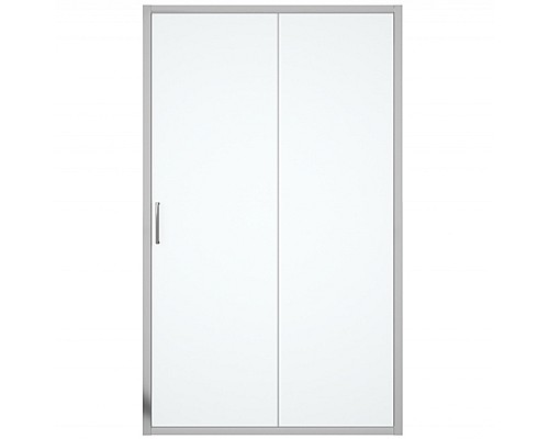 Душевая дверь Bravat Drop 120 BD120.4100A профиль Хром стекло прозрачное