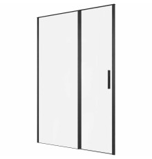 Душевая дверь Allen Brau Priority 140 3.31036.BBA профиль Черный браш стекло прозрачное