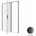 Душевая дверь Allen Brau Priority 140 3.31036.BBA профиль Черный браш стекло прозрачное