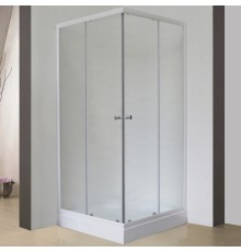 Душевой уголок Royal Bath HPD 90х90 RB 90 HPD-C без поддона профиль Белый стекло матовое
