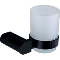 Стакан для зубных щеток Nofer Capri 16231.N Черный матовый