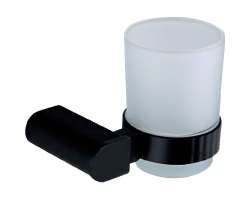 Стакан для зубных щеток Nofer Capri 16231.N Черный матовый