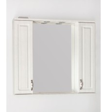 Зеркальный шкаф Style Line Олеандр-2 90 рельеф пастель