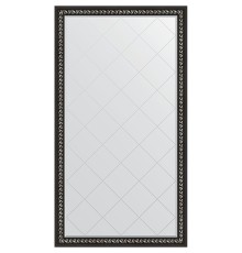 Зеркало Evoform Exclusive-G Floor 199х110 с гравировкой в багетной раме - Черный ардеко 81 мм