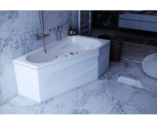 Акриловая ванна Aquatek Медея 170x95 R MED180-0000038со слив-переливом