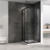 Душевой уголок Abber Schwarzer Diamant 80x80 профиль Черный стекло прозрачное