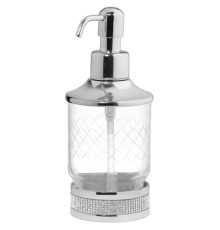 Настольный диспенсер Boheme RoyalE CRISTAL BLACK ХРОМ