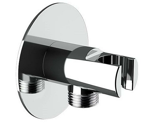 Шланговое подключение Remer 337X с держателем ручного душа Хром