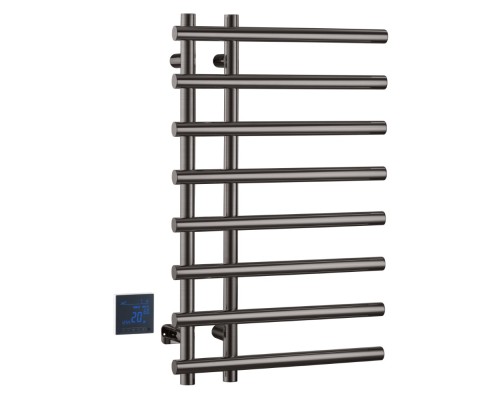 Полотенцесушитель электрический круглый сухой GUN METAL