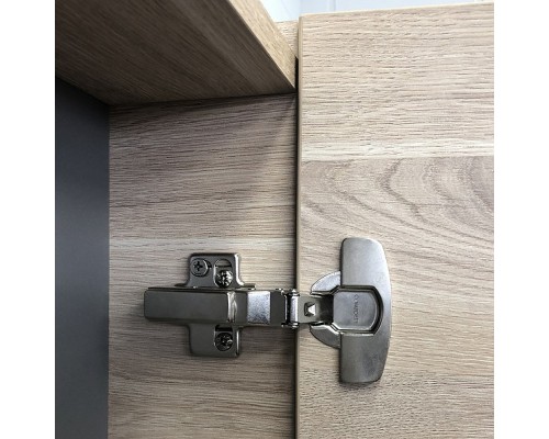 Зеркальный шкаф Comforty Дуэт 50 Дуб натуральный