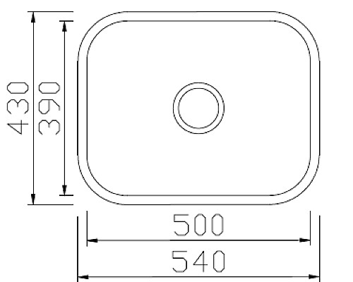 Кухонная мойка Seaman Eco Wien SWU-5443.A Нержавеющая сталь