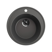 Кухонная мойка Ulgran Quartz Nora 485-09 мокрый асфальт