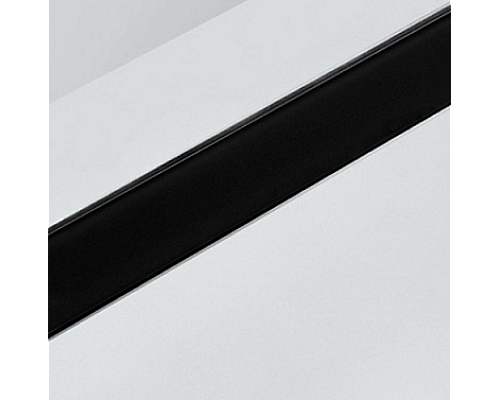 Решетка AlcaPlast GL1204-850 стекло черное