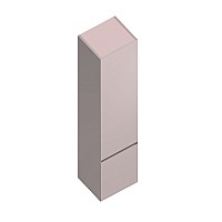Пенал Kerama Marazzi CUBO подвесной правый 165, мальва матовый
