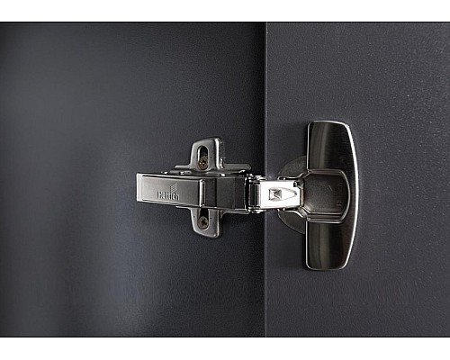 Шкаф пенал Aquanet Алвита 35 L 249618 подвесной Серый антрацит