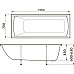 Акриловая ванна Marka One Modern 155х70 01мод15570