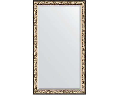 Зеркало Evoform Exclusive Floor 205х115 BY 6173 с фацетом в багетной раме - Барокко золото 106 мм
