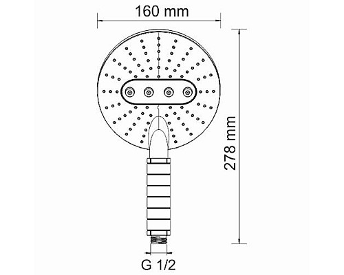 Лейка 3-функциональная WasserKRAFT A059
