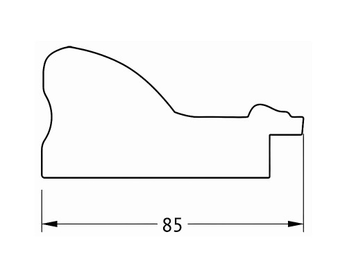 Зеркало Evoform Exclusive Floor 200х110 BY 6154 с фацетом в багетной раме - Виньетка античная бронза 85 мм