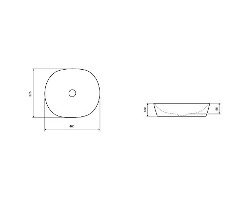 Умывальник Excellent Jima 46