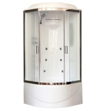 Душевая кабина Royal Bath ВК 90x90 с гидромассажем стекло матовое