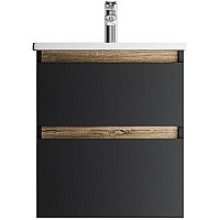 Тумба под раковину AM.PM X-Joy 55 M85AFHX0552BM подвесная Черная матовая