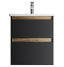 Тумба под раковину AM.PM X-Joy 55 M85AFHX0552BM подвесная Черная матовая