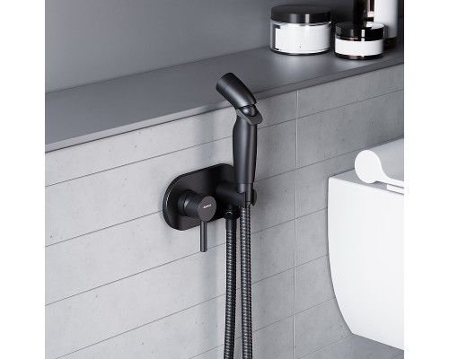 Гигиенический душ со смесителем Damixa Option 212000300 Черный матовый