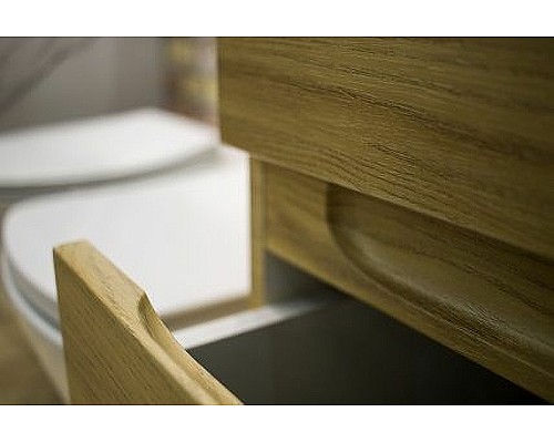 Тумба под раковину Art&Max AM-Techno-700-2C-SO-LW674 подвесная Дуб мадейра янтарь