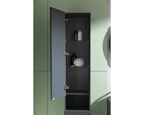 Шкаф пенал Allen Brau Infinity 35 L 1.21010.AM подвесной Антрацит матовый