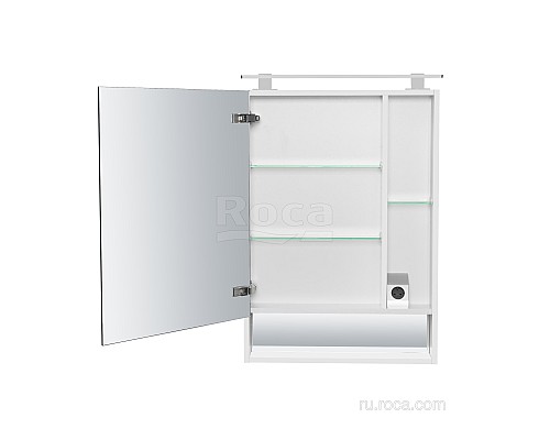 Зеркальный шкаф Roca The Gap 60 ZRU9302885 белый глянец