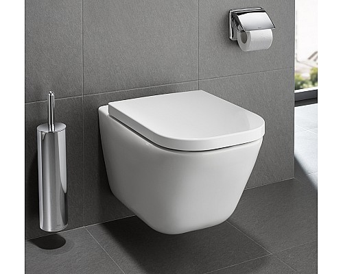 Комплект унитаза с инсталляцией Roca The Gap 893104100 с сиденьем Микролифт и клавишей смыва