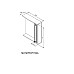 Зеркальный шкаф Damixa Palace One M41MPR0751WG