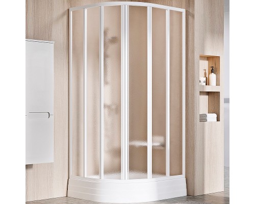 Душевой уголок Ravak Supernova SKKP6-90 90x90 профиль Белый стекло Grape