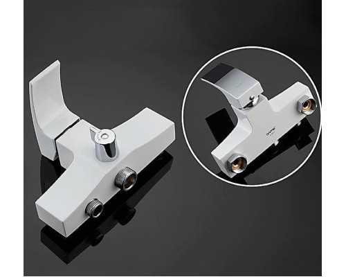 Смеситель для ванны Gappo G07 G2207-7 универсальный Белый Хром