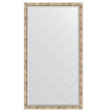 Зеркало Evoform Exclusive-G Floor 198х108 с гравировкой в багетной раме - Прованс с плетением 70 мм