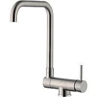 Смеситель для кухни ZorG Steel Hammer SH 5197 INOX Нержавеющая сталь