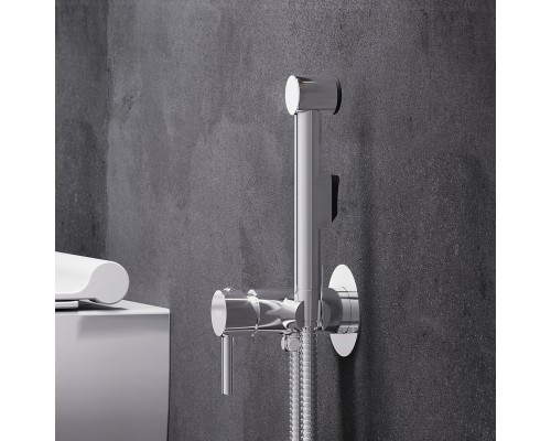 Гигиенический душ со смесителем Dorff Logic D3075000 Хром Серый