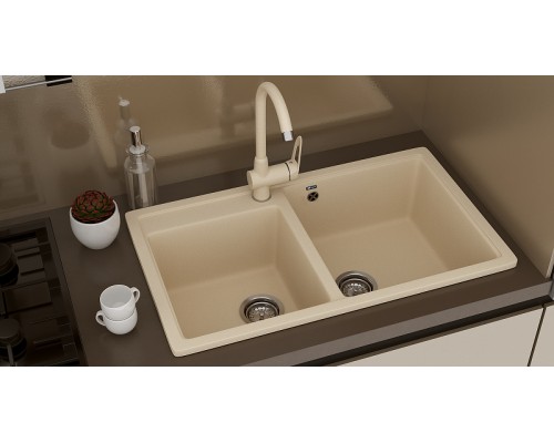 Кухонная мойка Ulgran Classic U-200-302 Песочная