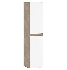 Шкаф пенал Onika Алеста 35.10 403566 подвесной Камень светлый Белый